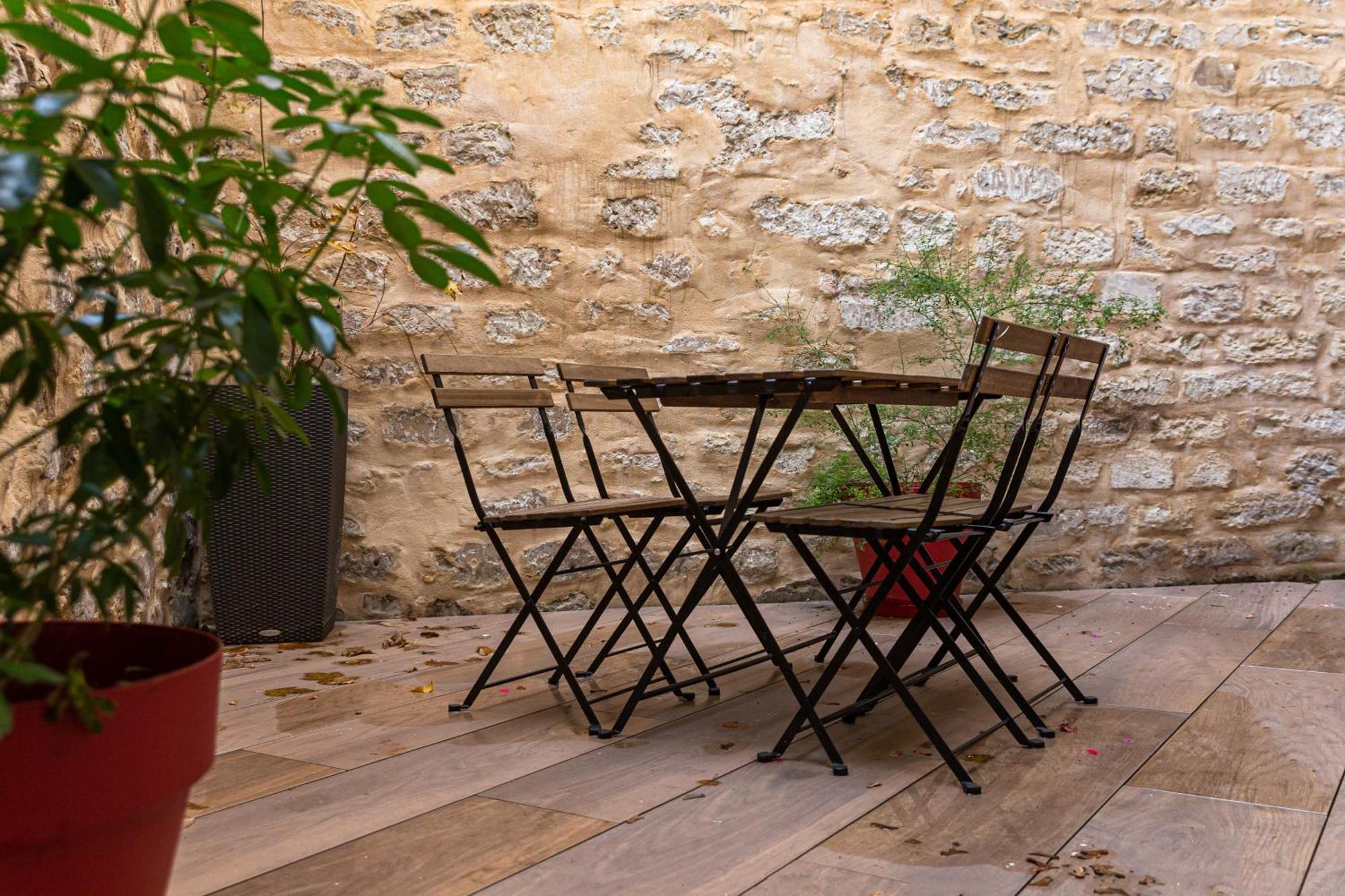 Appartamento Charme Montmartre - Terrasse Privee Avec Vue Sur Le Sacre-Coeur - Parking Gratuit Parigi Esterno foto